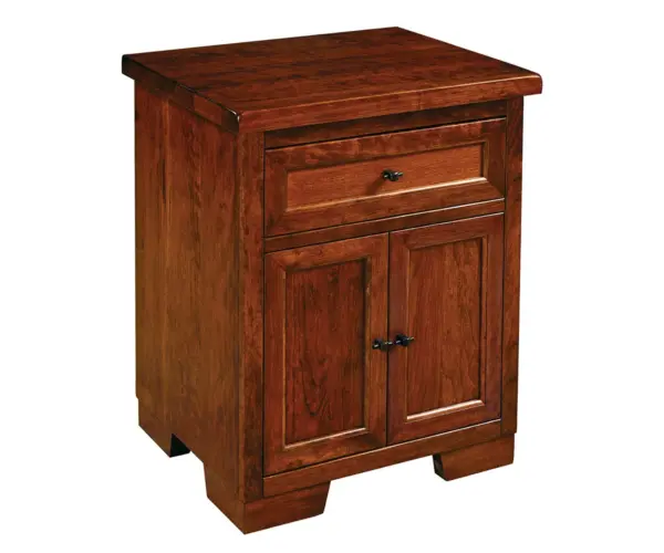 Farmhouse One Drawer Two Door Nightstand