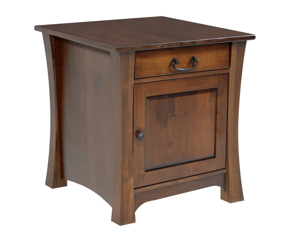 Woodbury Enclosed End Table