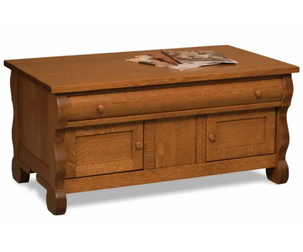 Old Classic Enclosed Coffee Table