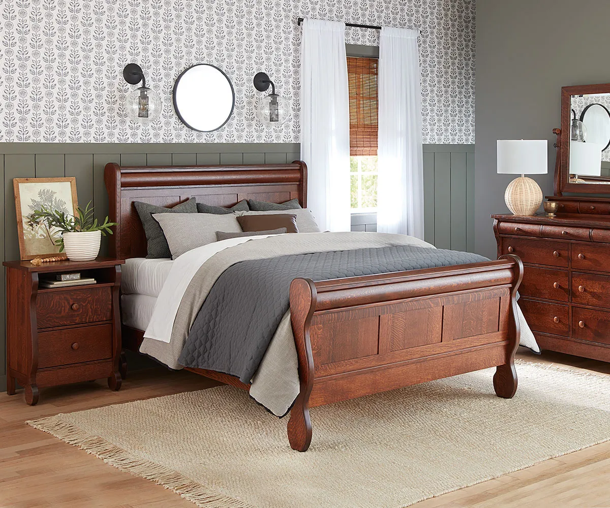 Old Classic Sleigh 5 Drawer Chest - Image 2
