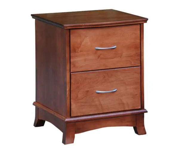 Crescent 2 Drawer Nightstand
