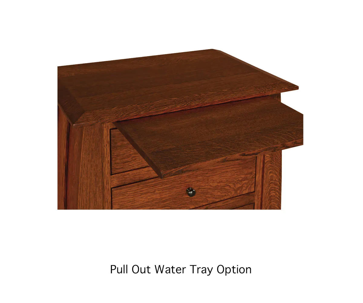 Heritage 3 Drawer Nightstand - 25"W - Image 4