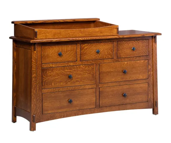 McCoy 7 Drawer Dresser With Changing Box Top Option