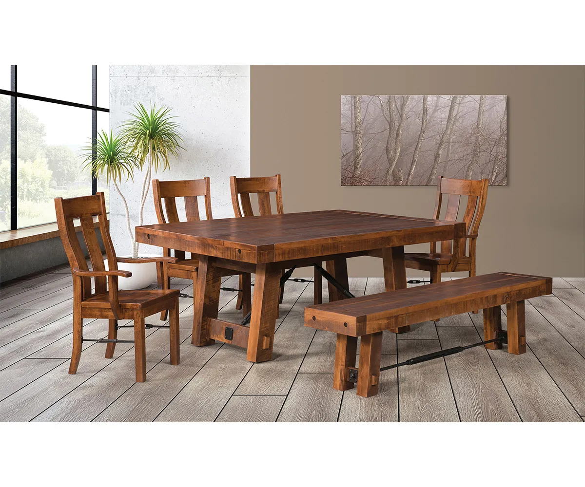 Edison Double Pedestal Table - Image 2