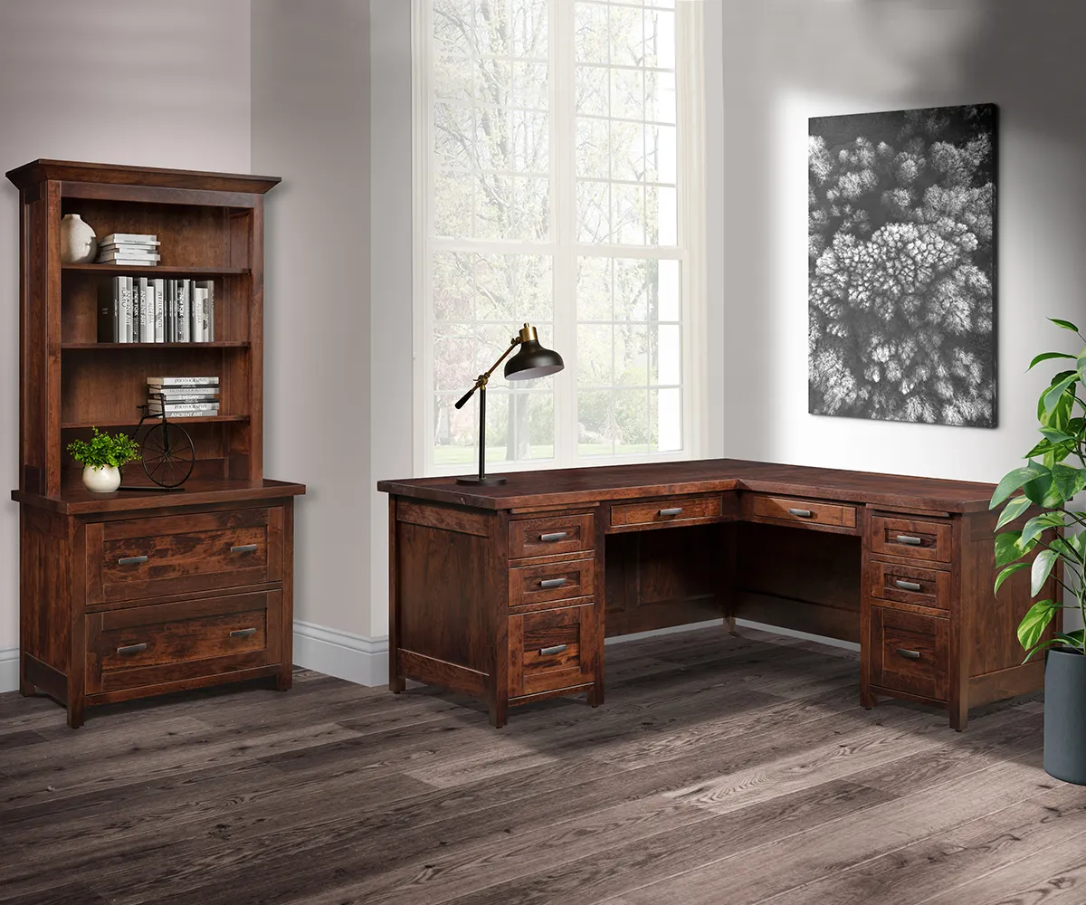 Sante Fe 2 Drawer File Cabinet - Image 2