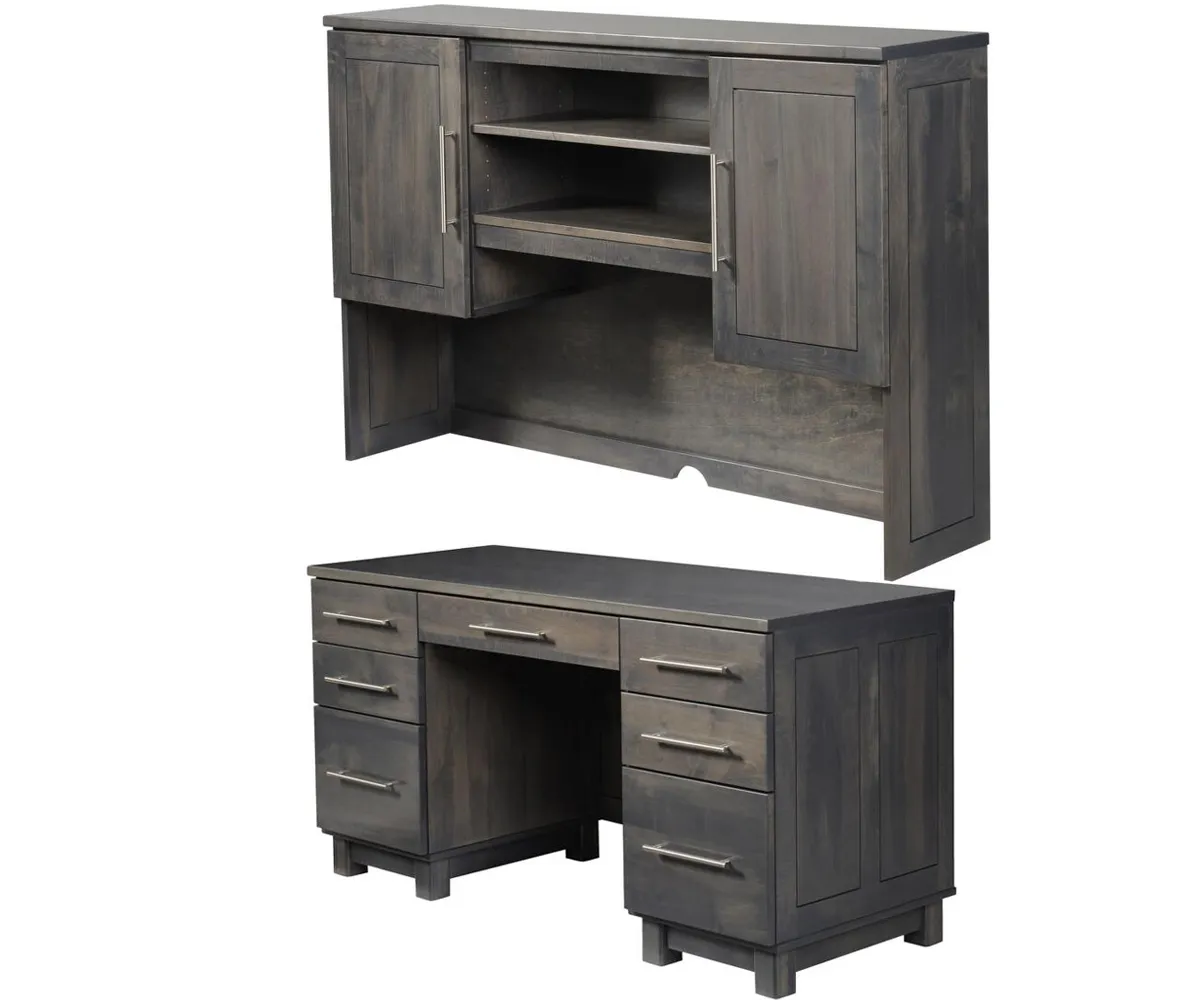 La-Salle Urban Hutch Top - 60"W