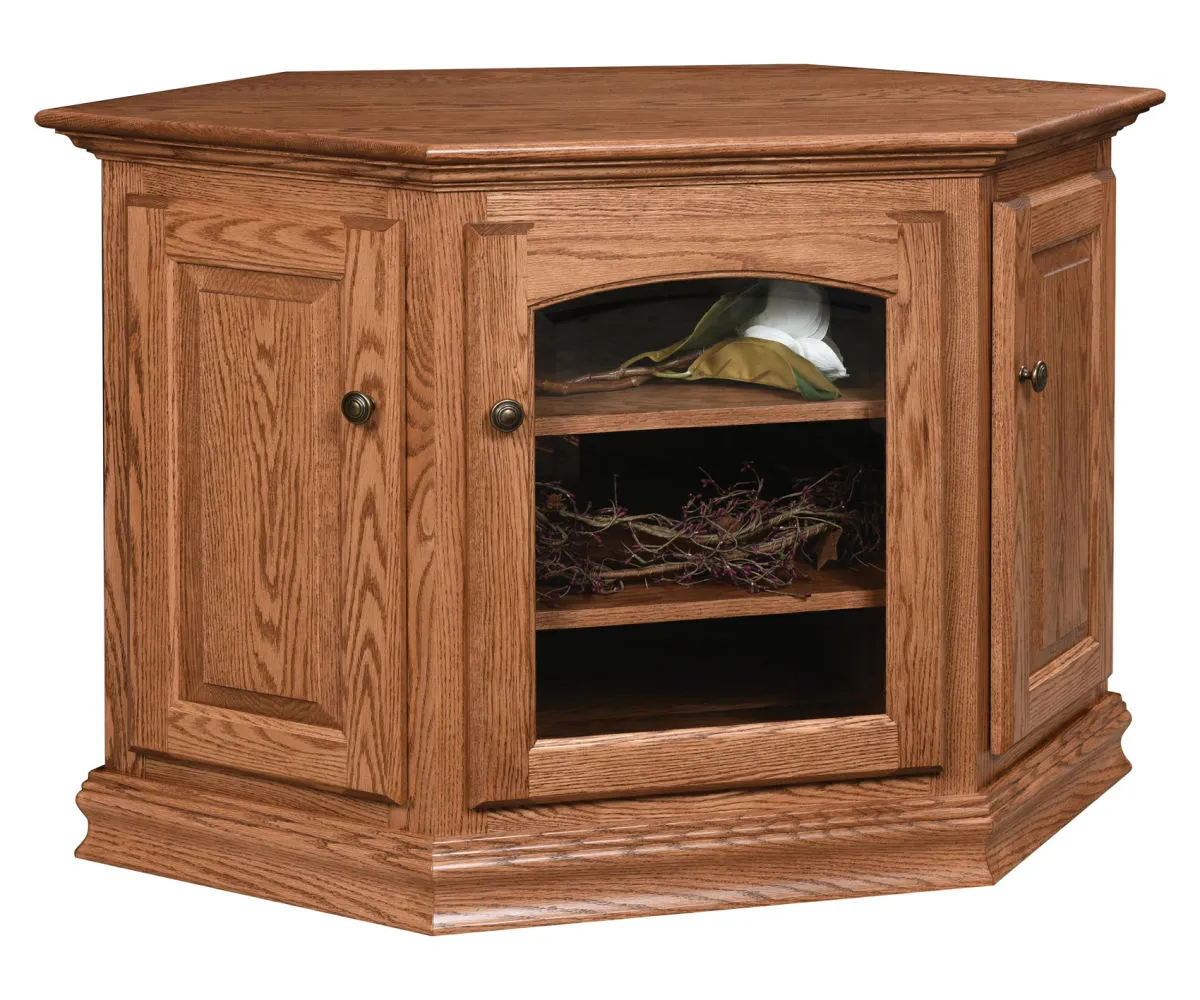 Traditional Cornwall Corner TV Stand