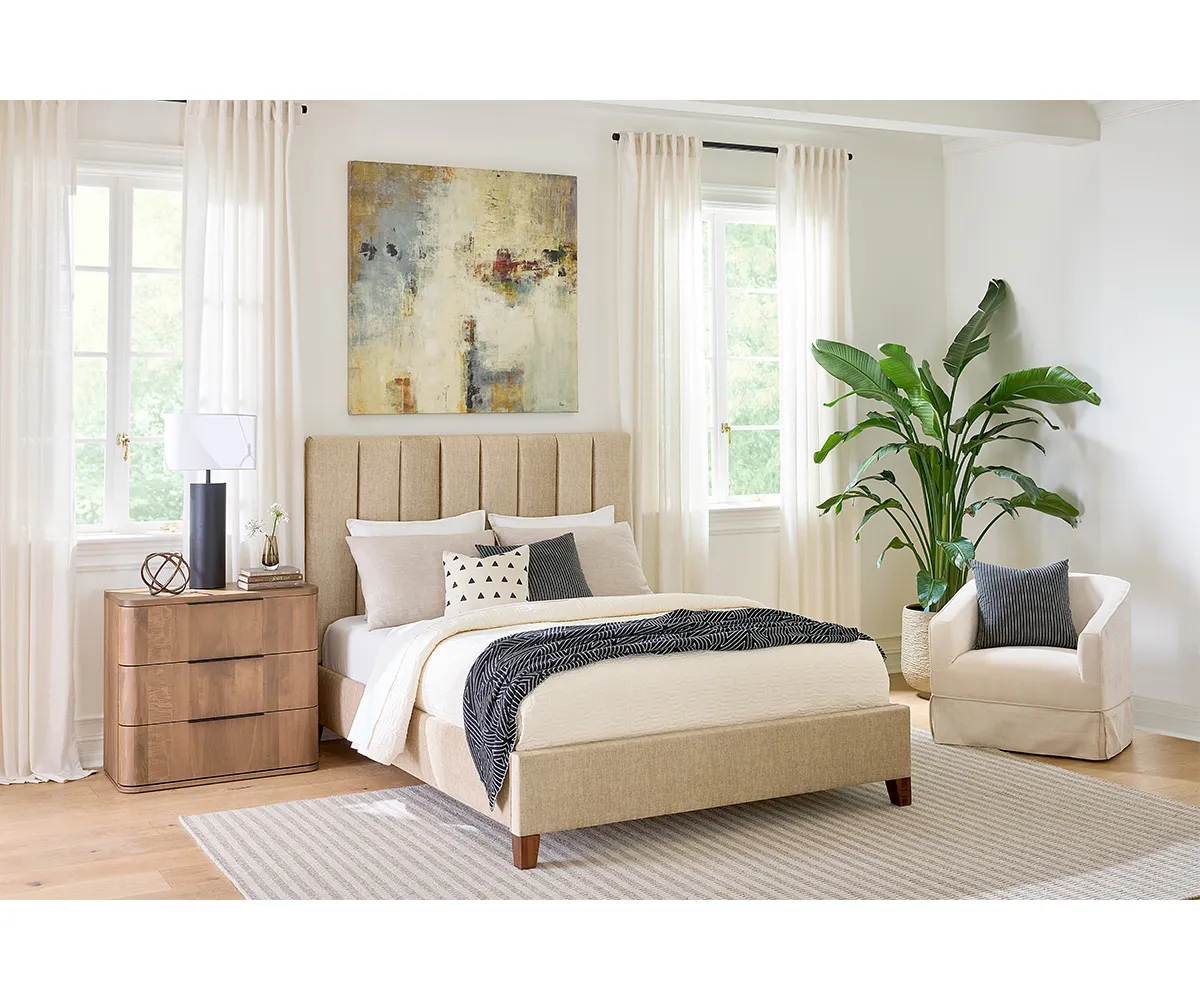 Celina Fabric Bed - Image 2