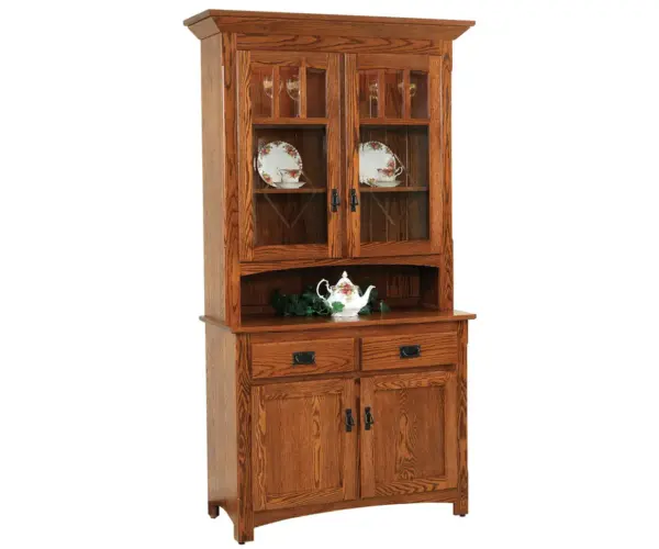 Century Mission 2 Door Hutch