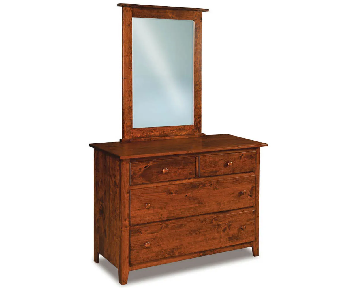Shaker 4 Drawer Dresser