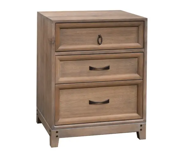 Glendale 3 Drawer Nightstand