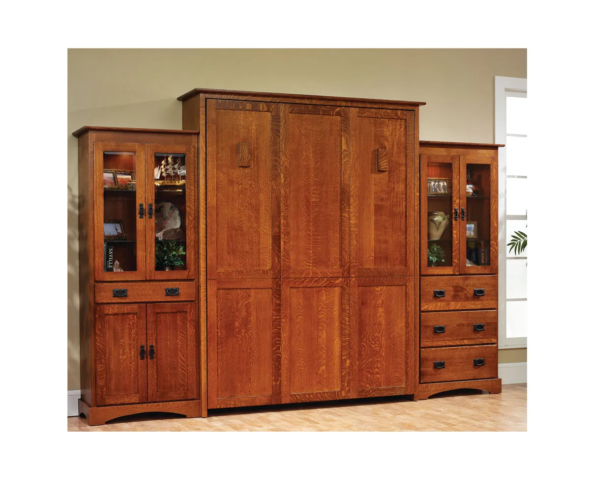 Old English Mission Murphy Wall Bed - Image 4