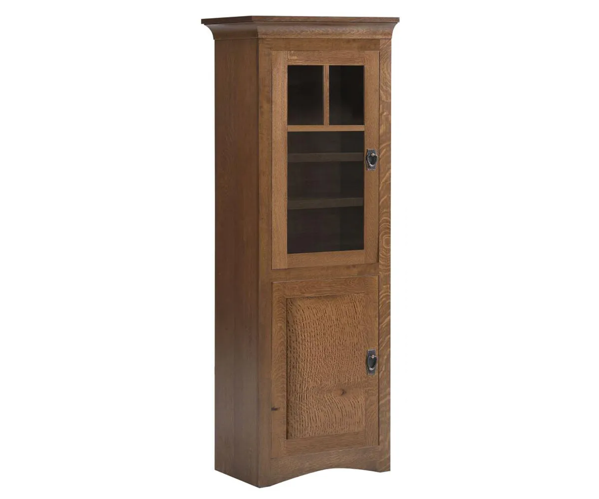 Liberty Mission Entertainment Center With Open Bookcases - Image 2