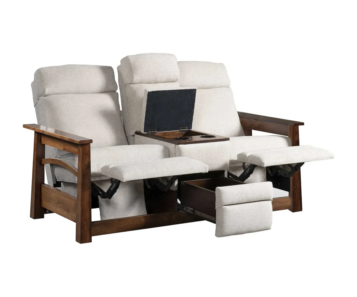 Madison Center Console Love Seat - Image 3